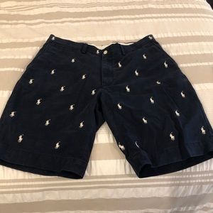 Polo Ralph Lauren Logo Navy Shorts Men’s Size 35